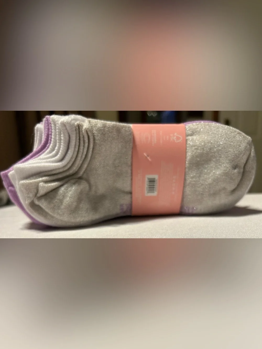 Juicy Couture Hearts - NWT Women’s No-Show Socks-10pr - Glitter & Pastel Colors